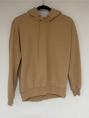 Ninety Percent Women’s Tan Oversized Pullover Hoodie Sweatshirt Size XS